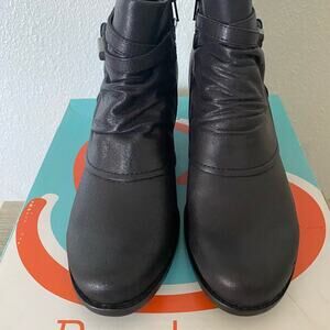 BareTraps Black Ankle Booties with Straps